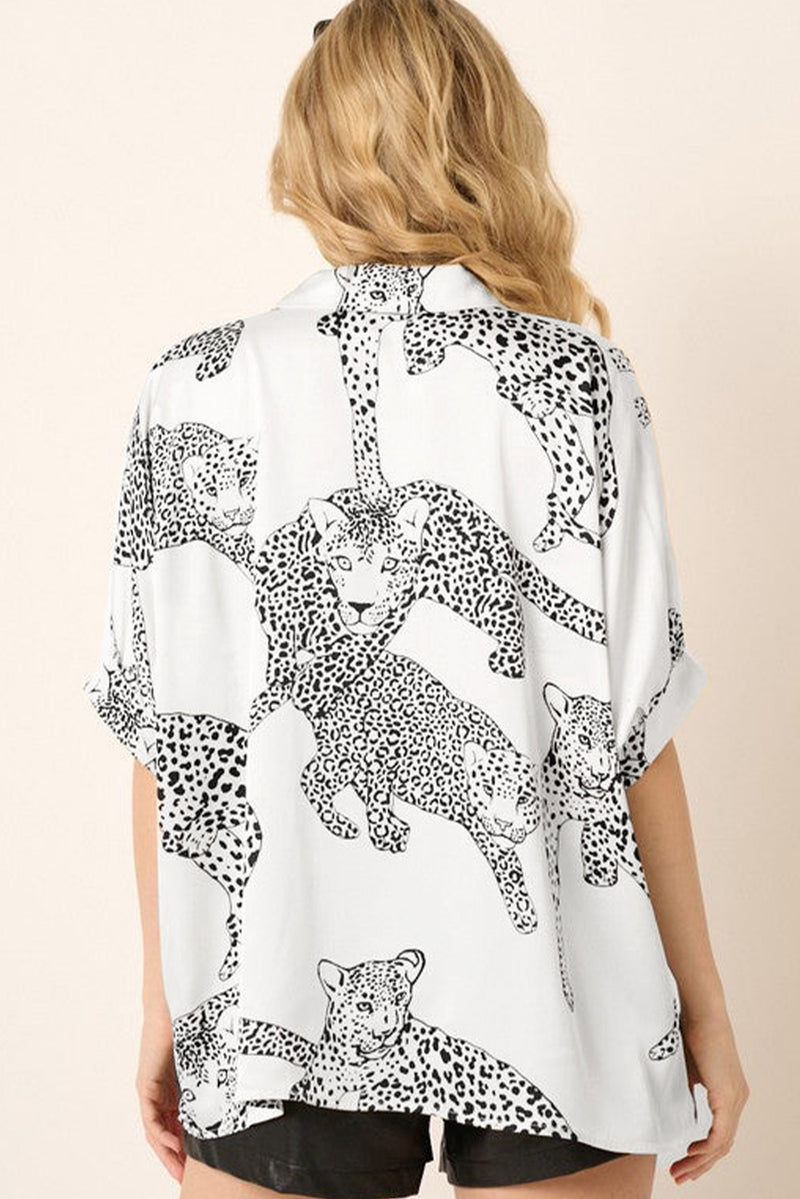 Beige Cheetah Shirt