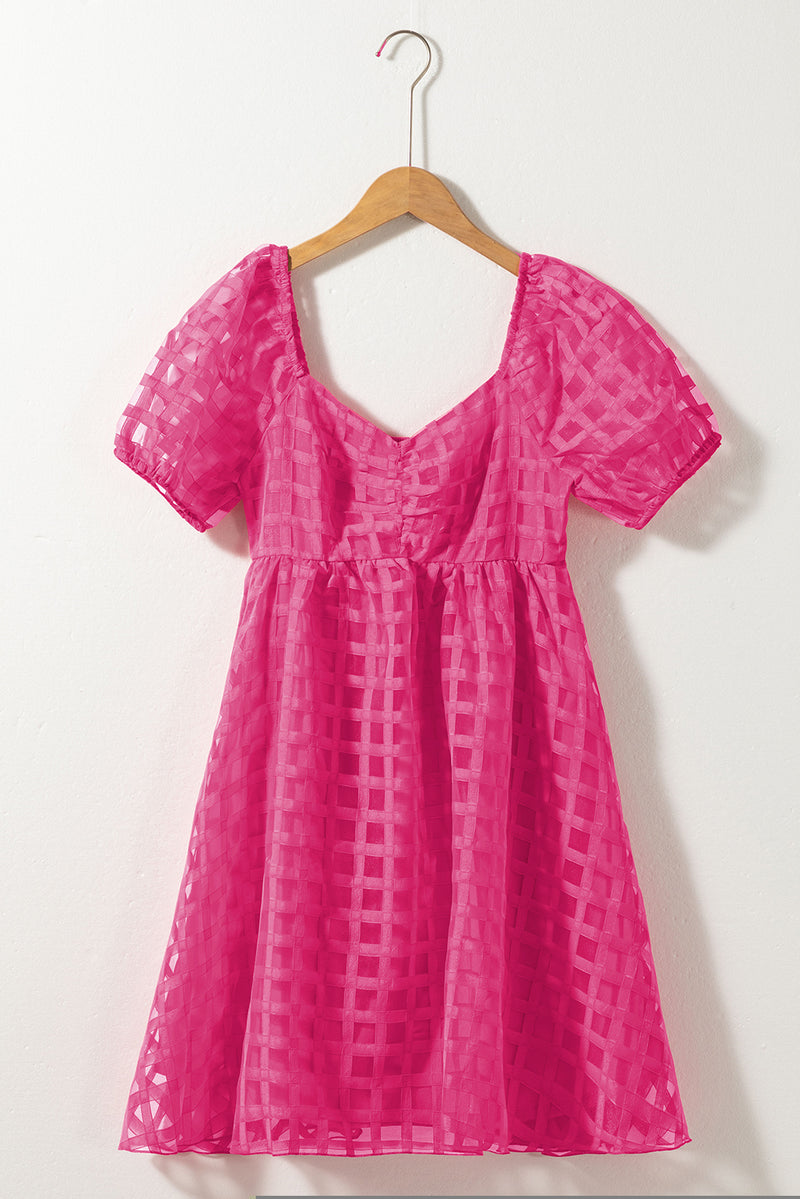 Strawberry Pink Babydoll Dress